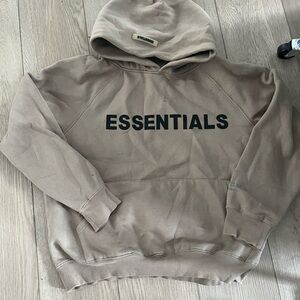 Essentials Tan Hoodie for Men